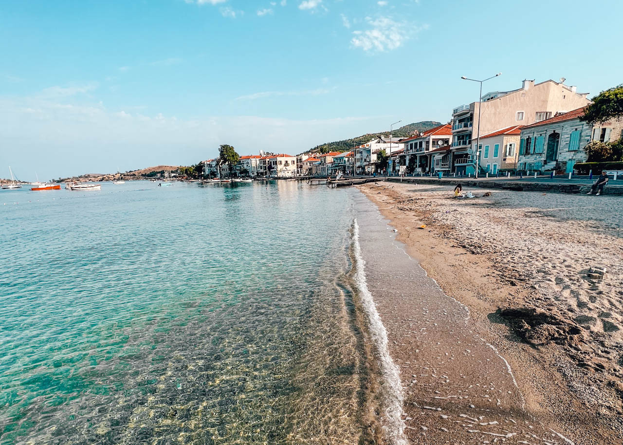 Foça'da bir sahil